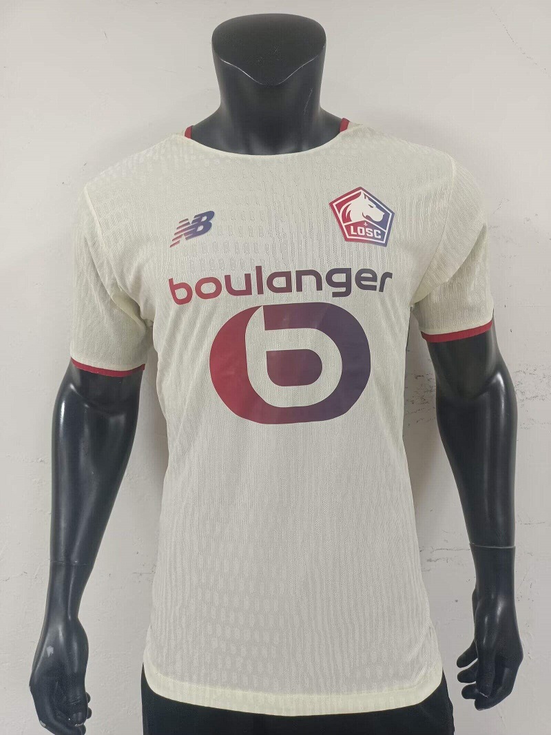 AAA Quality Lille 25/26 Away Light Beige Jersey(Player)